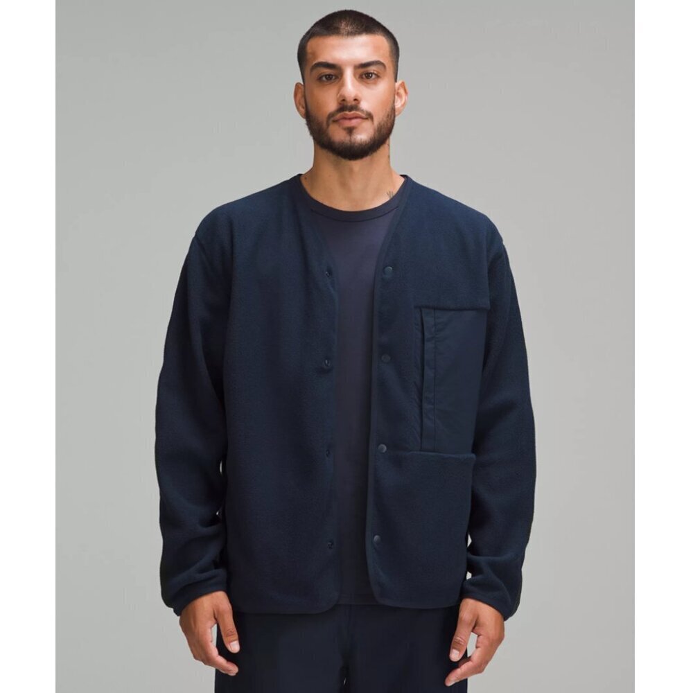 Lululemon fleece snap front cardigan